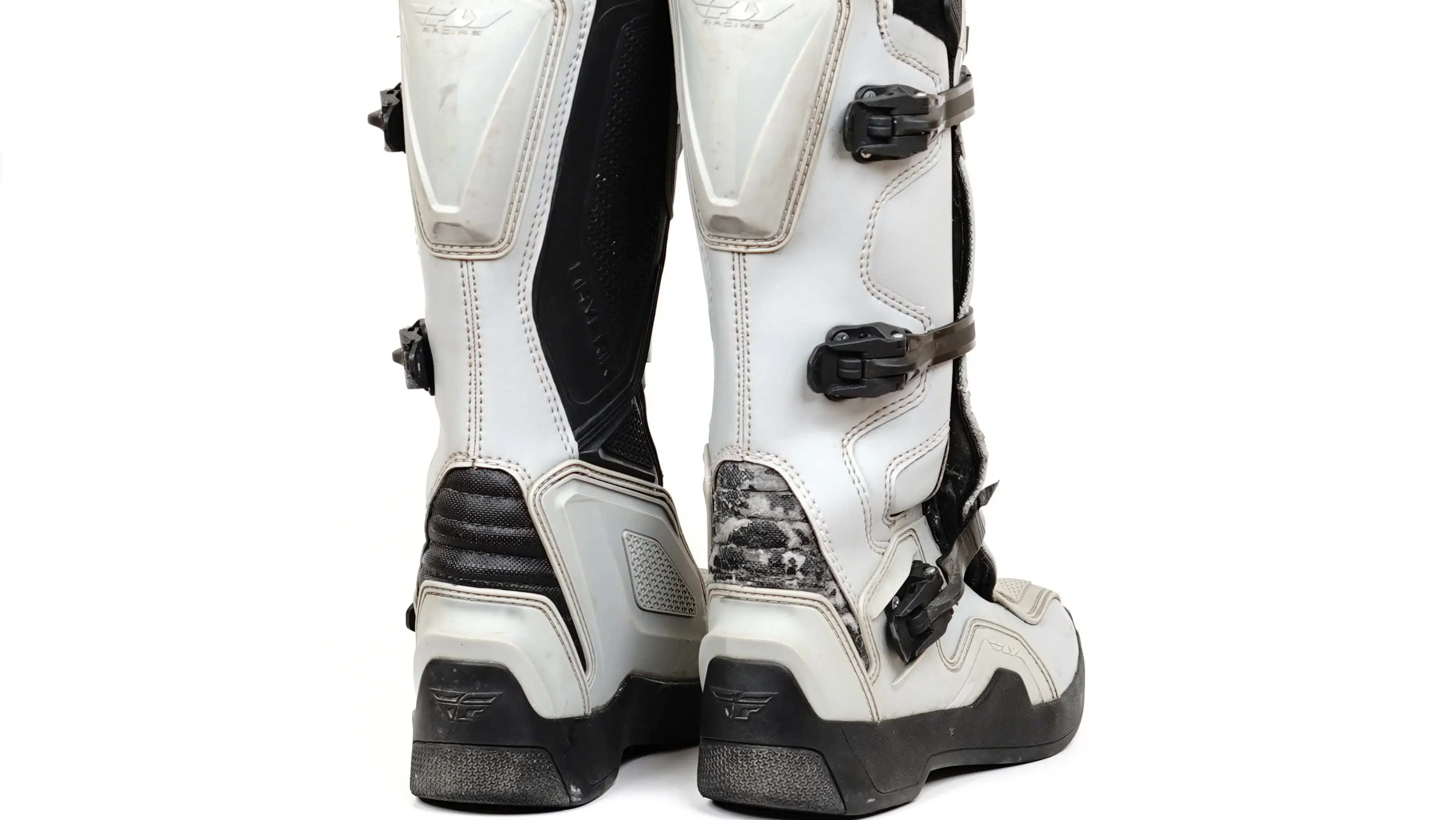 After Rider boots restoration new genuine leather panels with rich tone and natural texture