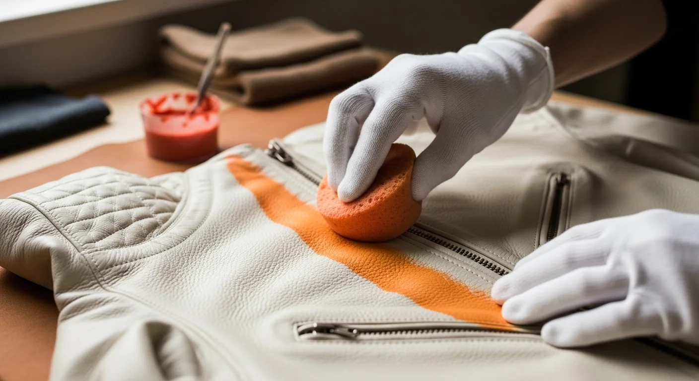 Custom leather jacket recolouring Delhi NCR