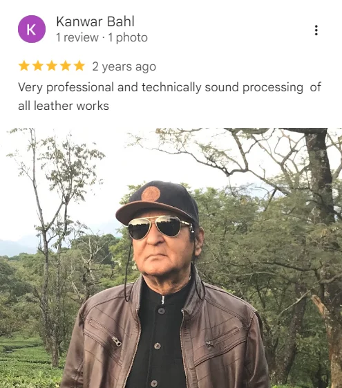 5-star testimonial for Gucci shoe recolouring and Dior handbag cleaning by The Leather Restorators, Gurugram